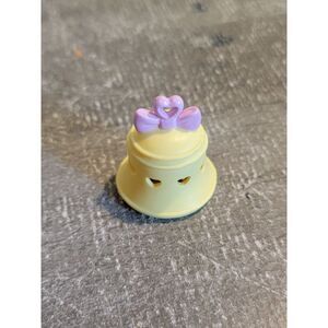 Yellow pink‎ Bell heart doll accessory toy figure